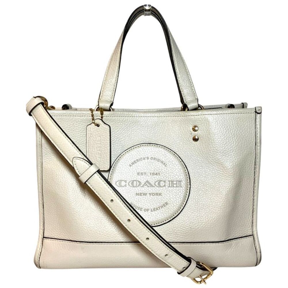 COACH Dempsey Carryall Leather Handbag